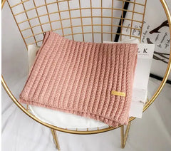 Warm Wool Knitted Scarf