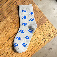 Women's Egg Print, Mid-Calf Cotton Socks