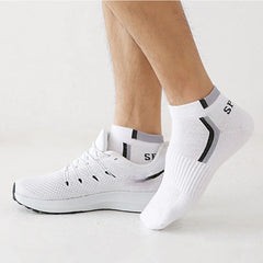 Men's 10-Pairs Summer Thin Breathable Sports Socks