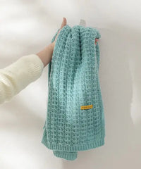 Warm Wool Knitted Scarf