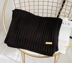 Warm Wool Knitted Scarf