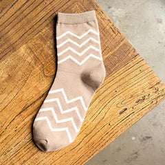 Women's Egg Print, Mid-Calf Cotton Socks