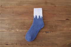 Women's Coral Fleece Cozy Home Sleep Socks