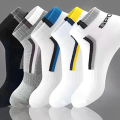 Men's 10-Pairs Summer Thin Breathable Sports Socks